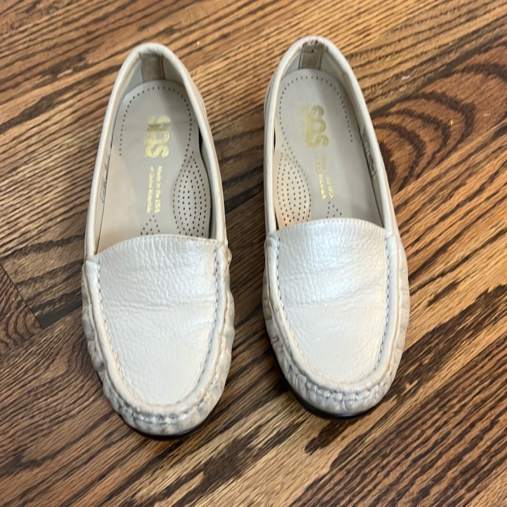 SAS Simplify - Everyday Loafer pearl bone size 6 wide